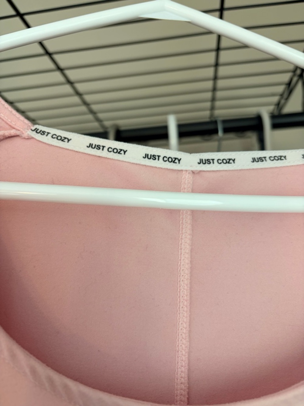 Just Cozy Women's Short Sleeve Tee in Light Pink